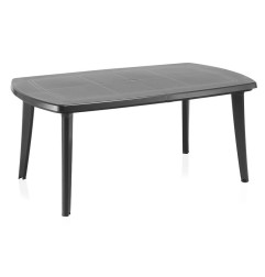 Mesa de resina Atlantic antracita
