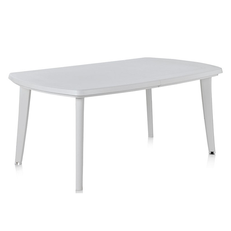 MESA ATLANTIC EXTENSIBLE 170/225X100XH73CM BLANCA