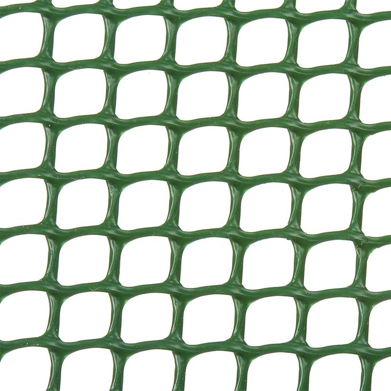 MALLA PLÁSTICA CUADRADA VERDE 420GR/M2