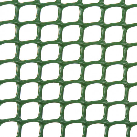 Malla plástica cuadrada - verde 420 gr/m2