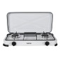 COCINA PORTÁTIL GAS 2 FUEGOS. HABITEX