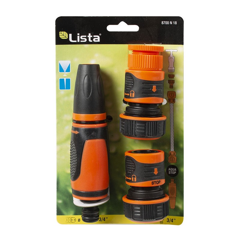 SET LANZA CONECTORES 4 PIEZAS 19 MM