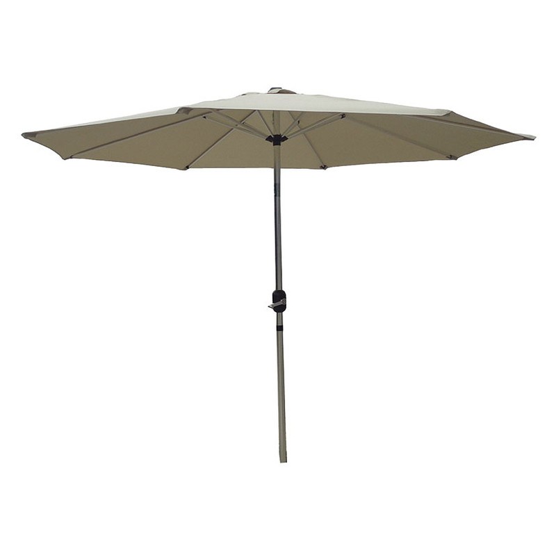 PARASOL ALUMINIO ARTICULADO 2,7M MANIVELA Ø38MM