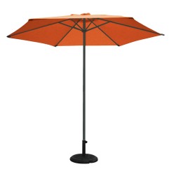 Parasol de aluminio con toldo de 3 metros