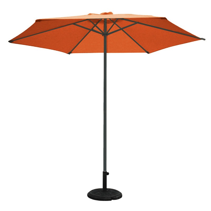 PARASOL ALUMINIO 3X3M ANTRACITA TERRACOTA 48MM