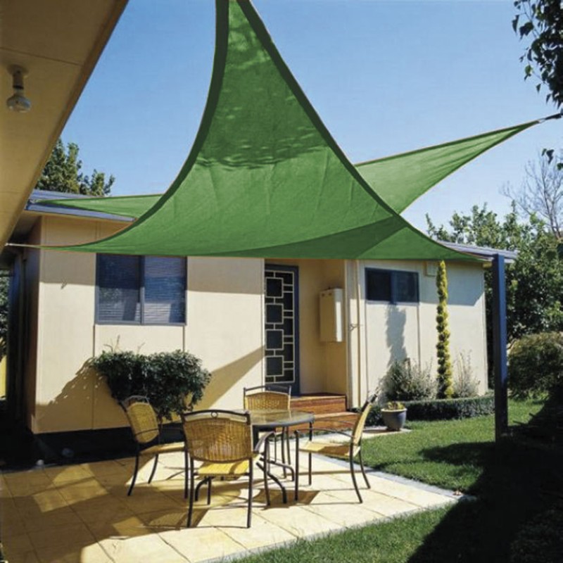 TOLDO VELA SOMBREADOR TRIANGULAR 5X5X5M TOLDO VELA SOMBREADOR TRIANGULAR 5X5X5M