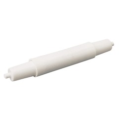 EJE PORTAROLLOS WC PLÁSTICO BLANCO