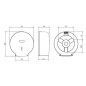 PORTARROLLO MEDIANO SMART ABS BLANCO