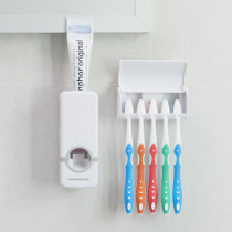Dispendador - pasta dental + soporte cepillos