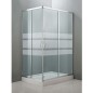 MAMPARA DUCHA ANGULAR 70X100cm CROMO
