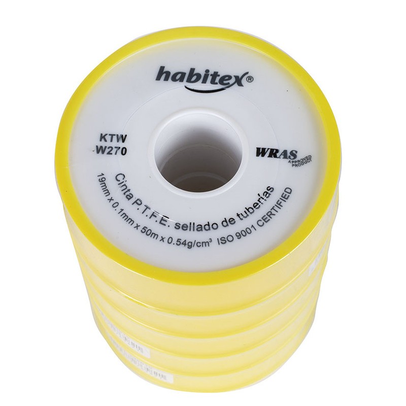 CINTA  PTFE PARA JUNTAS 19MMX50M.