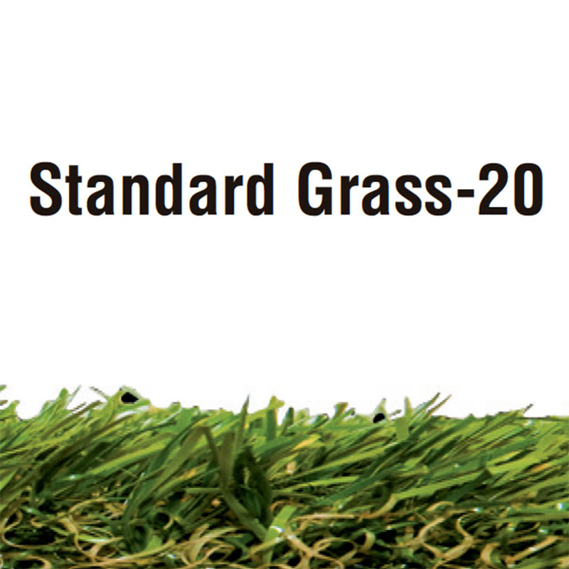 Césped artificial - Standard Grass espesor 20 mm 2x4 m