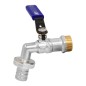 GRIFO CURVO ESF.RACOR MANG.1/2X3/4" HABI