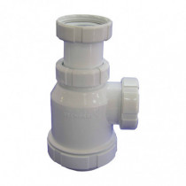 Sifón botella mini extensible - T-4M 1 1/4" 120-170 mm