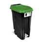 CUBO COMUNAL PEDAL Y RUEDAS ECO 120L