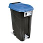 CUBO COMUNAL PEDAL Y RUEDAS ECO 120L