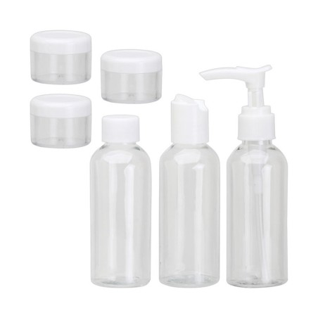 Kit neceser transparente de viaje