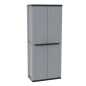 ARMARIO RESINA J-LINE  ESCOBERO GRIS/NEGRO