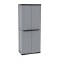 ARMARIO RESINA J-LINE  3 ESTANTES GRIS/NEGRO