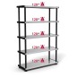 ESTANTERIA METALICA 120R 119X45XH185 CM
