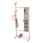 COLGADOR BAMBU C/REPISA 65X38X167 CM.