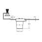 CERR.PUERTA CORRED.CRISTAL COD.354 110mm