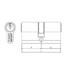 CILINDRO CENTRADO Nº2030-2031 TESA