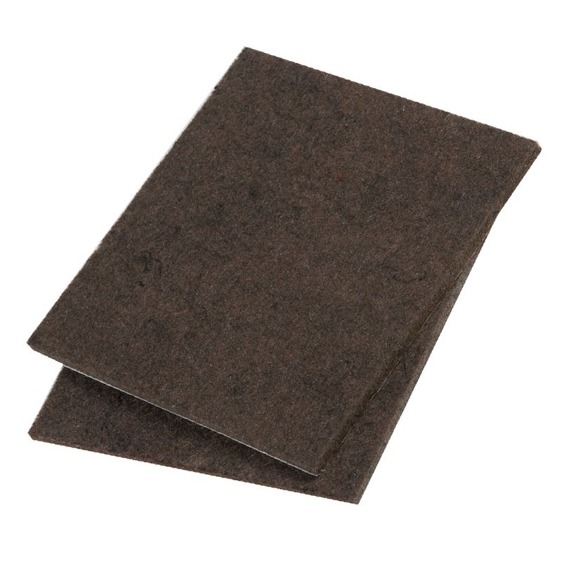 FIELTRO MARRÓN. 2 PLACAS 100x100 MM. FIELTRO MARRÓN. 2 PLACAS 100x100 MM.