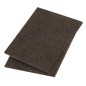 FIELTRO MARRÓN. 2 PLACAS 100x100 MM. FIELTRO MARRÓN. 2 PLACAS 100x100 MM.