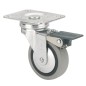 RUEDA DOMÉSTICA SERIE B PLETINA+FRENO