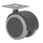 RUEDA POLIUR. PLETINA GIRATORIA "DK" 50