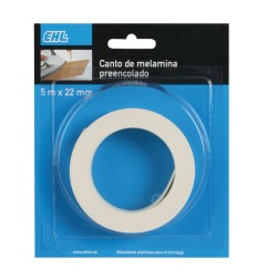 CANTO DE MELAMINA 5M X 22MM