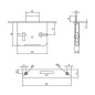 CERRADURA EMBUTIR MUEBLES CERRADURA EMBUTIR MUEBLES