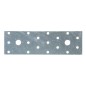 Herraje pérgola, placa rectangular pesante perforada canto recto modelo 1