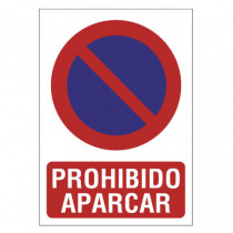 Señal de prohibición "Prohibido aparcar"