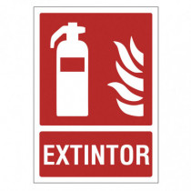 Señal contra incendios "Extintor"