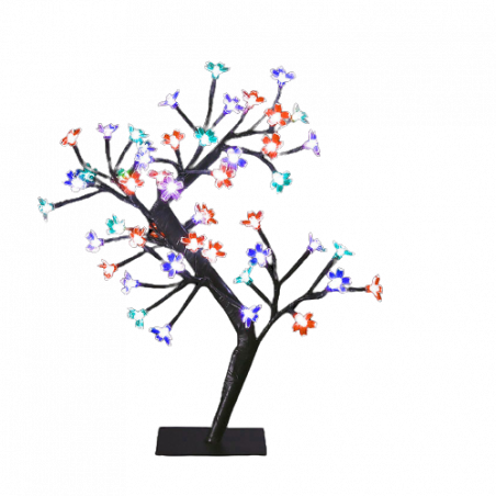 Árbol decorativo luminoso Prunus 45 cm