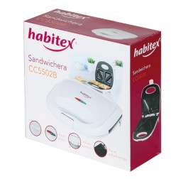 SANDWICHERA CC5502B ANTIADHERENTE HABITEX