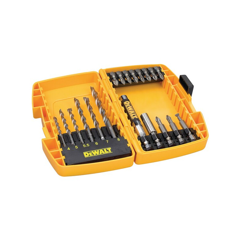 JUEGO 19 PIEZAS TOUGH CASE DEWALT