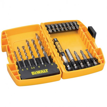 JUEGO 19 PIEZAS TOUGH CASE DEWALT