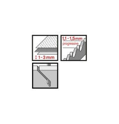 SET 3 SIERRAS CALAR METAL/ACERO INOX RATIO RT118A