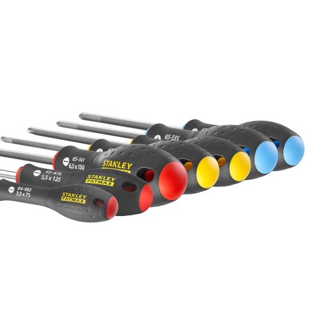 JUEGO 7 DESTORNILLADORES STANLEY FATMAX