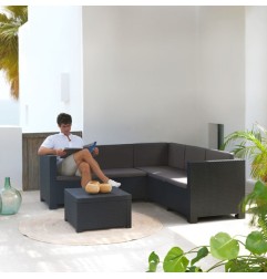 CONJUNTO PARA JARDÍN OASIS GRAFITO