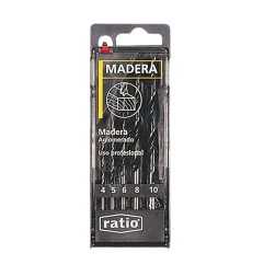 Estuche 5 brocas para madera RATIO