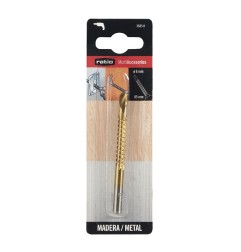 Broca-raspa HSS para madera y metal