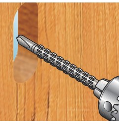 Broca-raspa HSS para madera y metal