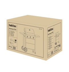 BARBACOA GAS BONTEMPO R124 3 QUEMADOR.