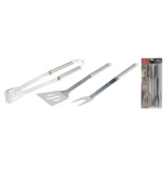 Juego 3 accesorios barbacoa