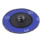 8 discos abrasivos con vástago roscado Ø 50mm Wolfcraft