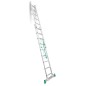 ESCALERA BRICOLAJE 2 TRAMOS 9+9 PELDAÑOS